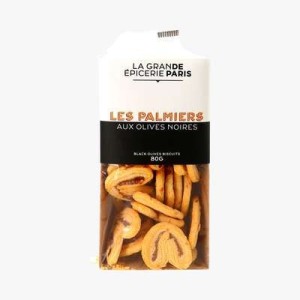 Palmiers aux olives noires, La grande épicerie de Paris (80g)