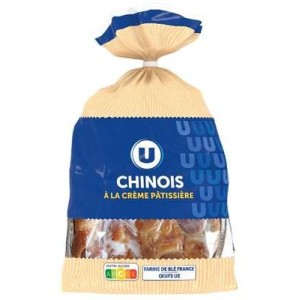 Brioche à la crème pâtissière chinois, U (640 g)