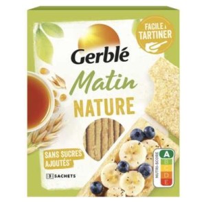 Tartine matin nature, Gerblé (125 g)