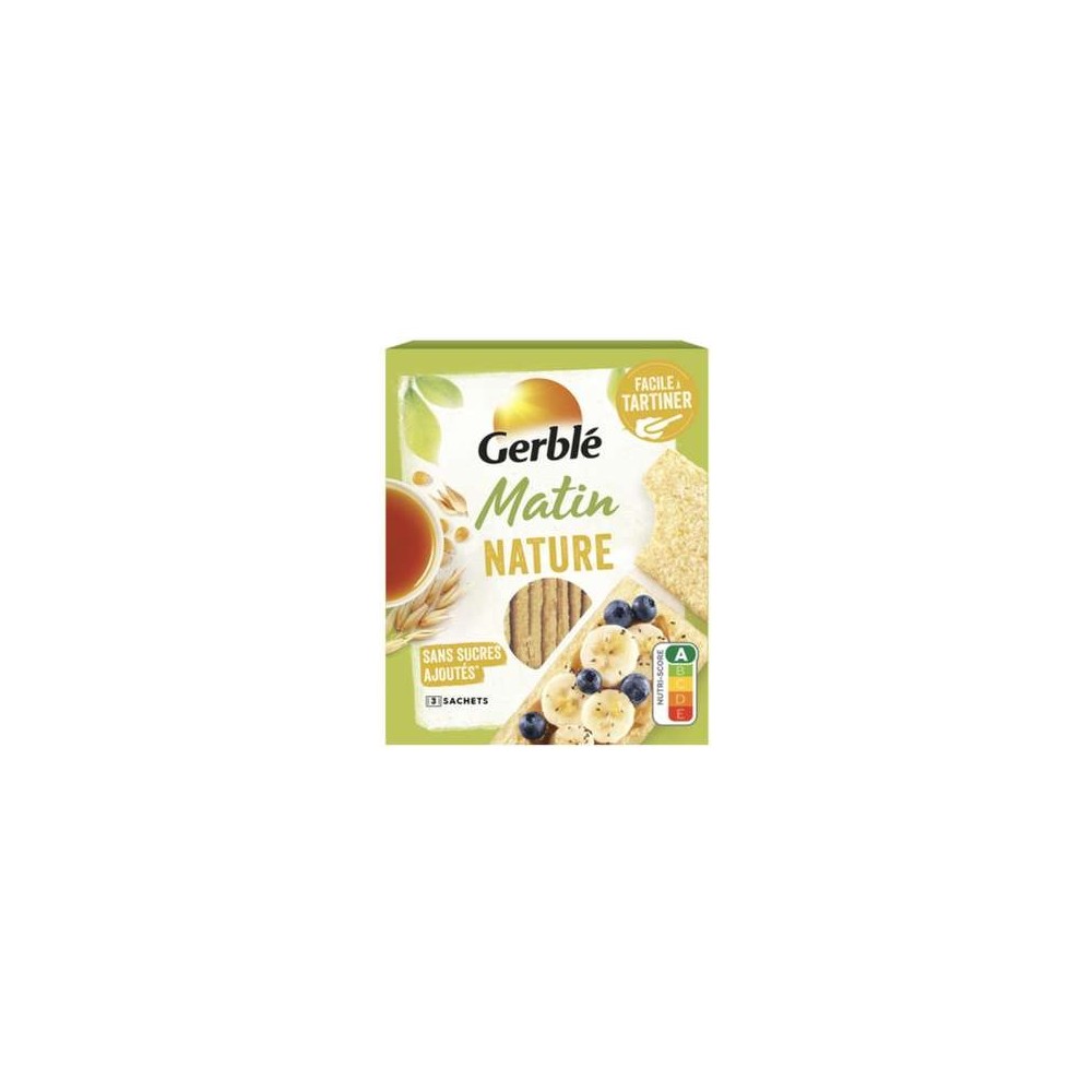 Tartine matin nature, Gerblé (125 g)