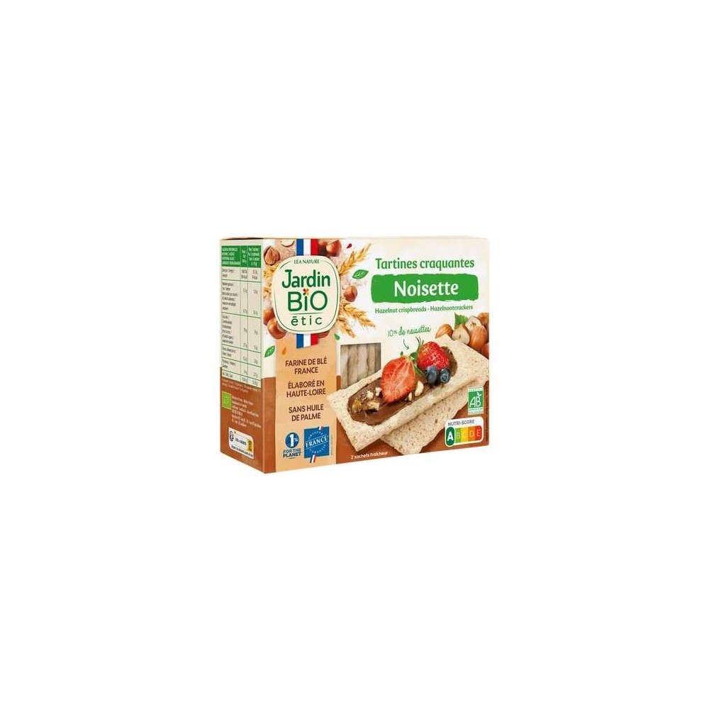 Tartines craquantes noisettes BIO, Jardin BIO (150 g)