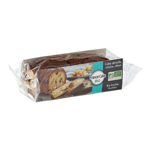 Cake aux abricots, raisins et citron BIO, France Cake Tradition (250 g)