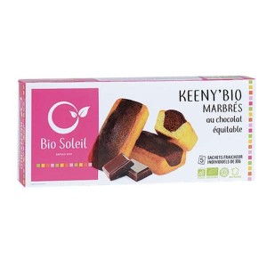 Keeny'Bio marbré au chocolat équitable BIO, Bio Soleil (x 5, 150 g)
