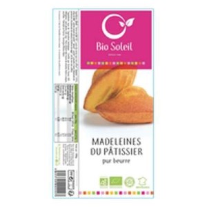 Madeleines 100% épeautre BIO, Bio Soleil (180 g)