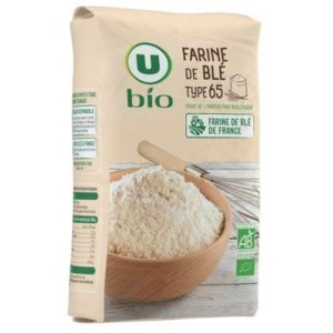 Farine de blé T65 BIO, U BIO (1kg)