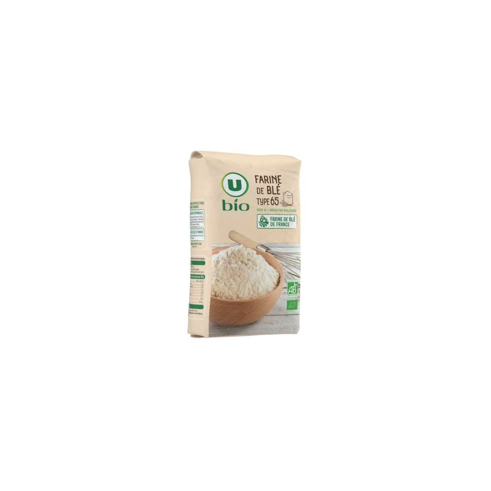 Farine de blé T65 BIO, U BIO (1kg)