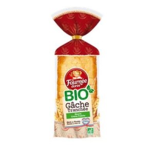 Gâche Tranchée beurre et crème fraîche BIO, La Fournée Dorée (400 g)