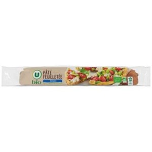 Pâte à tarte feuilletée pur beurre BIO, U (230 g)