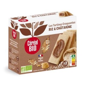 Tartines craquantes Riz et Châtaigne BIO, Céréal Bio (145 g)