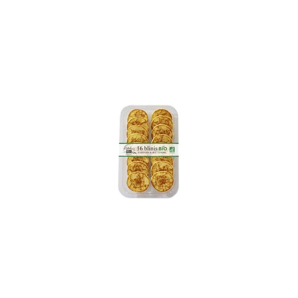 Mini blinis BIO, L'atelier Blini (x 16, 135 g)