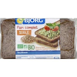 Pain complet de seigle BIO, Bjorg (500 g)