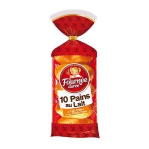 Pain au lait, La Fournée Dorée (x 10, 350 g)