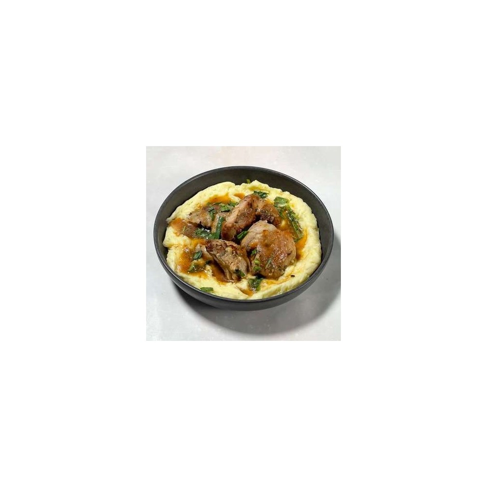 Fricassée de poulet à l'estragon et sa purée de pommes de terre maison (environ 350 g)