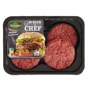 Socopa
Burger du chef nature 15% MG, Socopa (4 x 110 g)