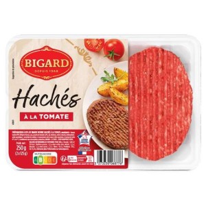 Bigard
Steak haché à la tomate strié, Bigard (x 2, 250 g)