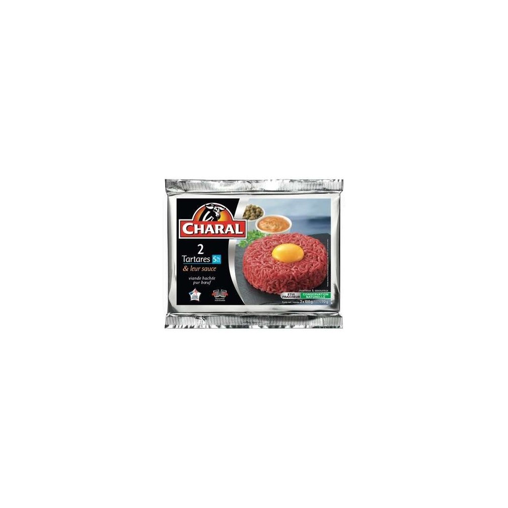 Charal
Tartares 5% + sauce, Charal (x 2, 270 g)