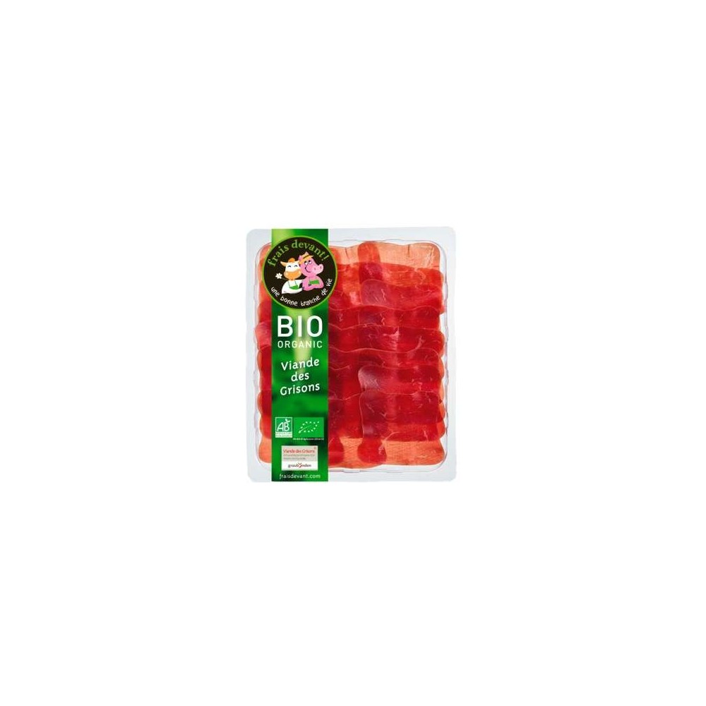 Viande des grisons BIO, Frais Devant (70 g)