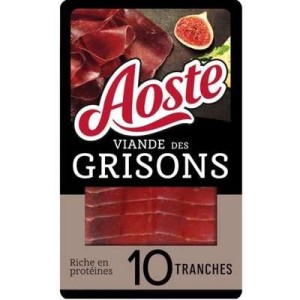 Aoste
Viande des Grisons, Aoste (10 tranches, 70 g)