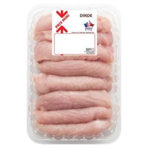 Prix Mini
Escalope de dinde, Prix Mini (750 g)