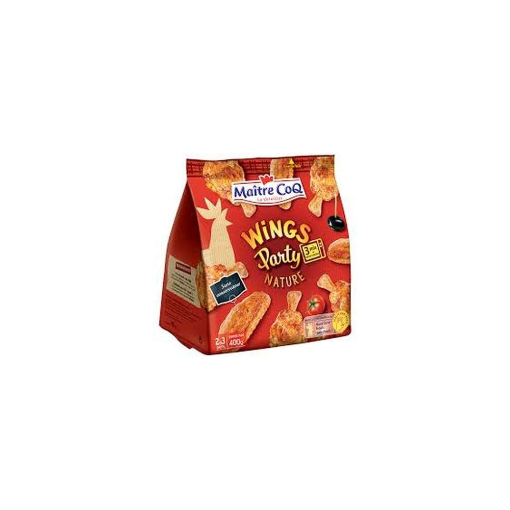 Wings Party nature, Maître Coq (400 g)