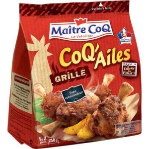 Coq'ailes grillés, Maître Coq (250 g)