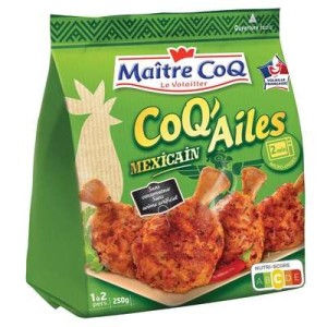 Coq'ailes à la mexicaine, Maître Coq (250 g)