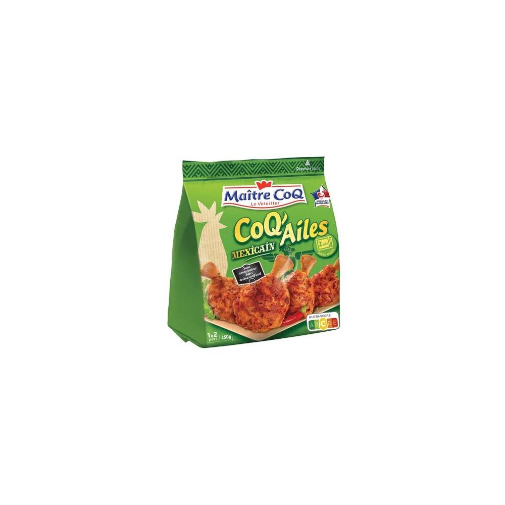 Coq'ailes à la mexicaine, Maître Coq (250 g)