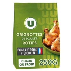 U
Grignottes de poulet rôties, U (250 g)