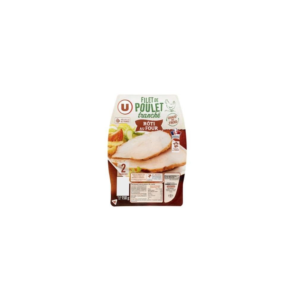 U
Filet de poulet rôti au four, U (x 2, 150 g)