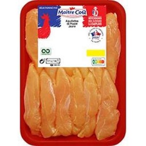 Maitre Coq
Aiguillette de poulet jaune, Maître Coq (450 g)