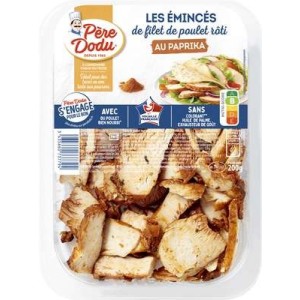Émincés de filet poulet paprika, Père Dodu (200 g)