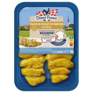 Emincés de filet de poulet au curry, Douce France (300 g)