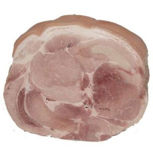 Jambon dans l'épaule supérieure tranchée, Ferme de Montchervet (2 tranches, environ 200 - 250 g)