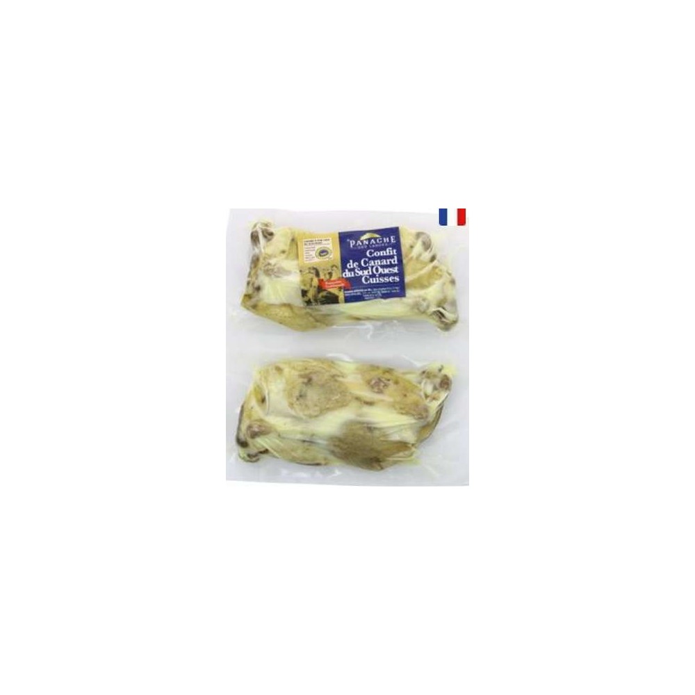 Cuisses de canard confites du Sud-Ouest IGP, Panache des Landes (x4, 880 g)
