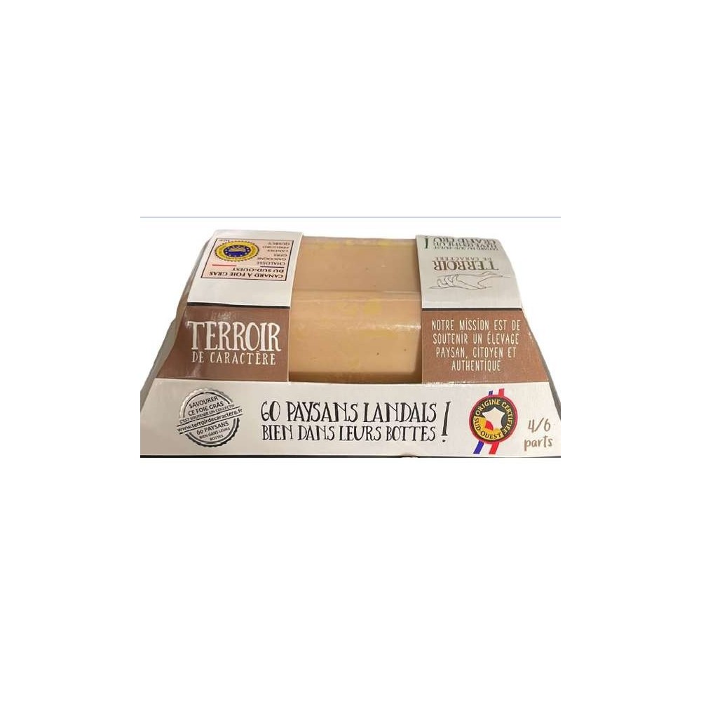 Foie gras mi-cuit de canard en bloc sans morceaux IGP Sud-Ouest, Panache des landes (250 g)
