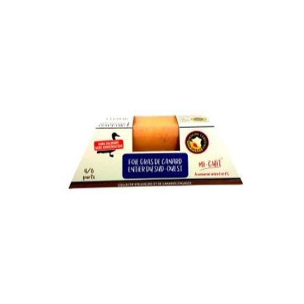 Foie gras de canard mi-cuit nature IGP, Panache des Landes (250 g)