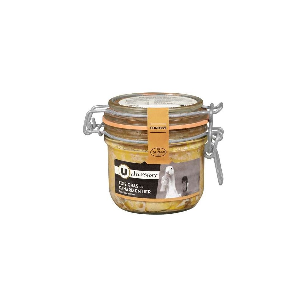 U Saveurs
Foie gras de canard entier, U Saveurs (180 g)