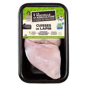 Cuisses de lapin, La Nouvelle Agriculture (x 2, 400 - 450 g)