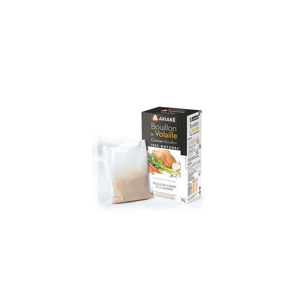 Ariake
Bouillon de volaille à infuser, Ariake (5 x 33 cl, 71 g)