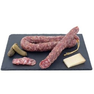 Saucisse sèche au Fromage Laguiole A.O.P, Maison Conquet (250 - 300 g)