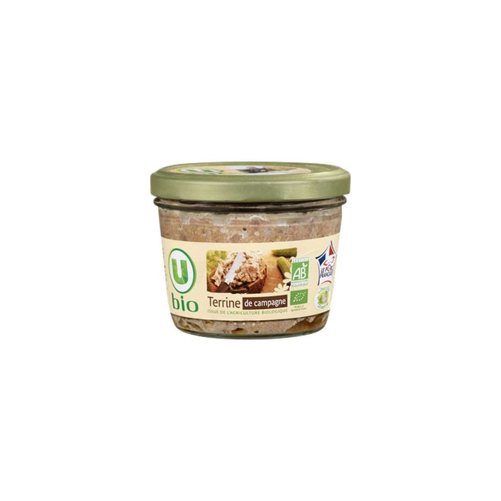U BIO
Terrine De campagne BIO, U BIO (180 g)