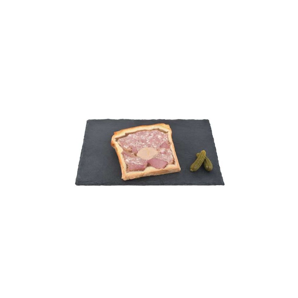 Maison Conquet
Pâté en croûte charcutier au foie gras, Maison Conquet (environ 250 g - 300 g)