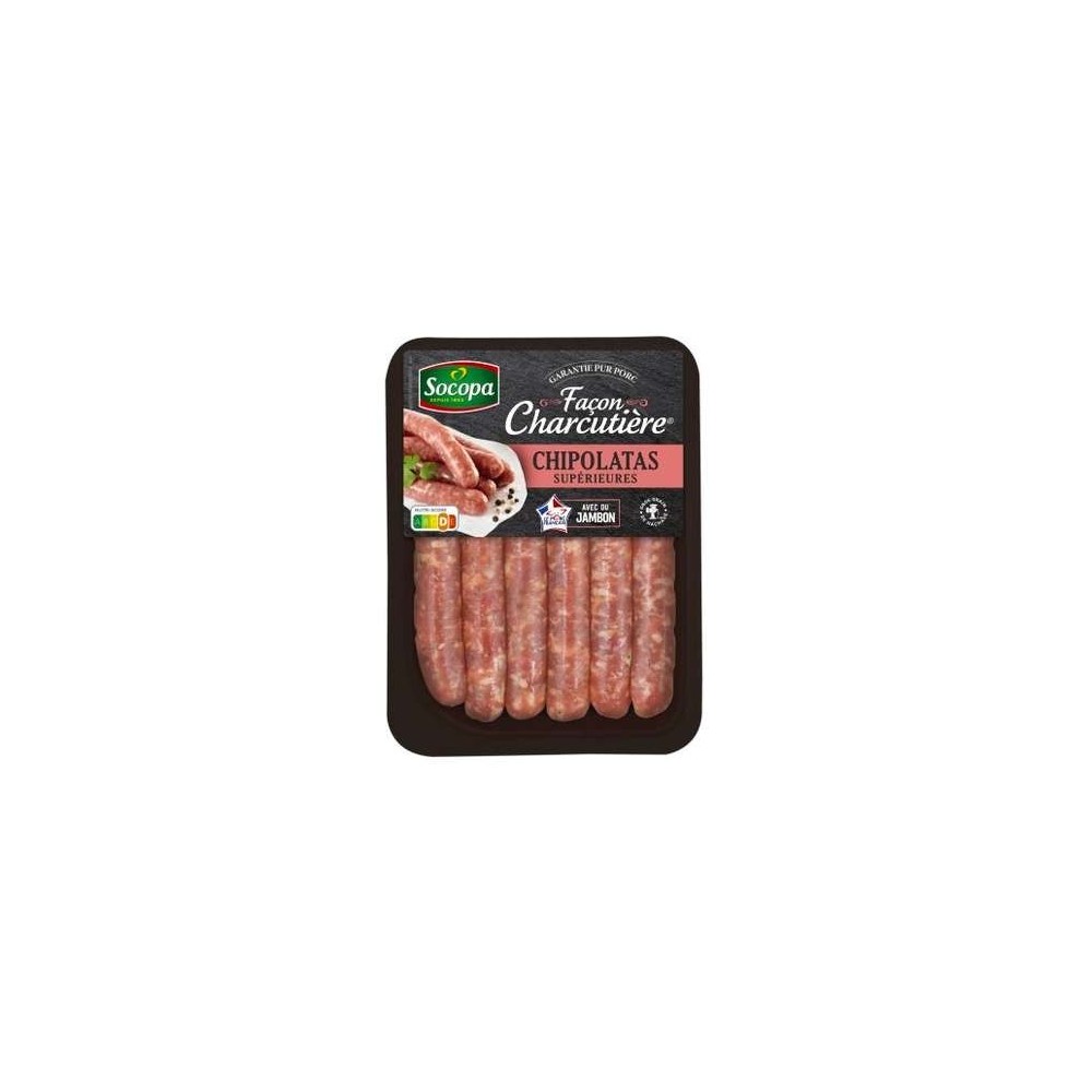 Chipolatas supérieures façon Charcutière, Socopa (x 6)