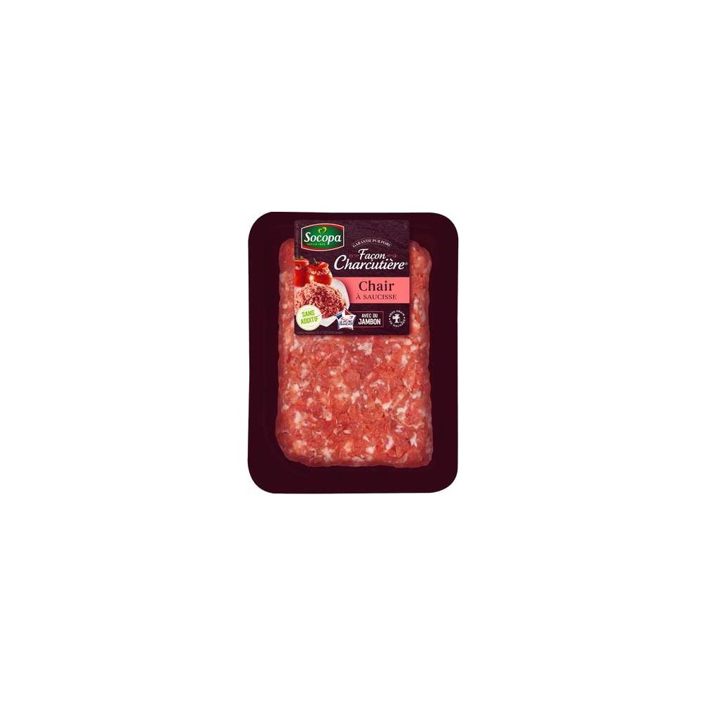 Chair à saucisse au jambon, Socopa (500 g)