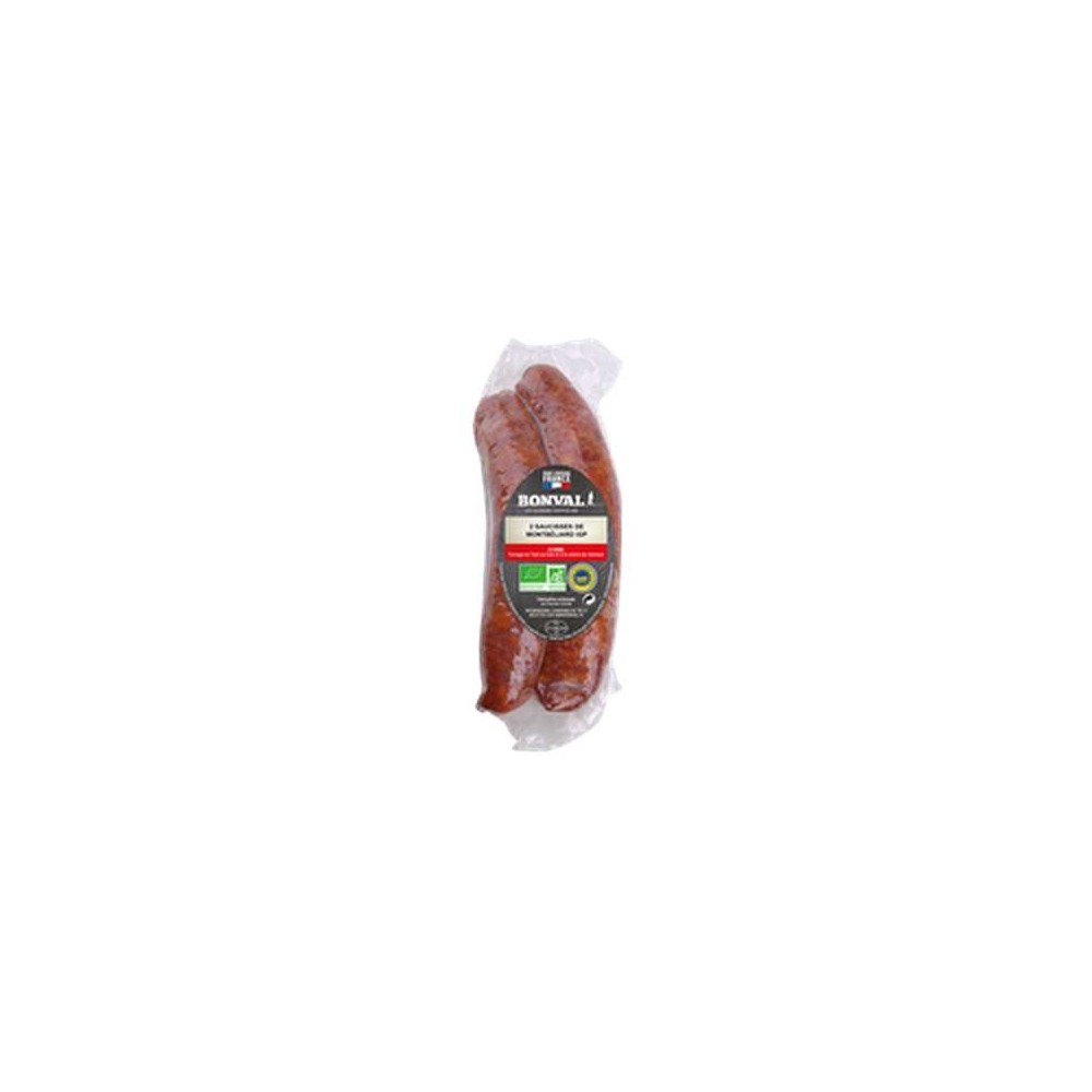 Saucisses de Montbéliard IGP, Bonval (x 2, 300 g)