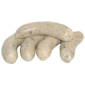 Boudin blanc de porc aux cèpes, Ferme de Montchervet (x 2, environ 250 - 300 g)