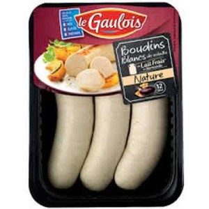 Boudin blanc nature, Le Gaulois (x 3, 300 g)
