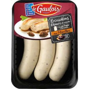 Boudin blanc aux morilles, Le Gaulois (x 3, 300 g)