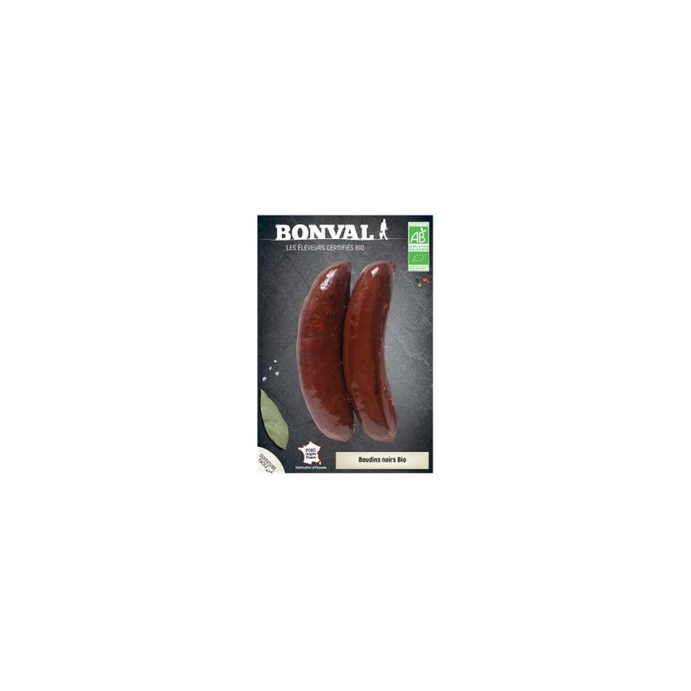 Boudin noir BIO, Bonval (x 2, 220 g)