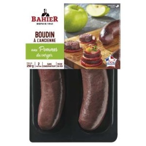 Boudin noir aux pommes, Bahier (2 x 125 g)